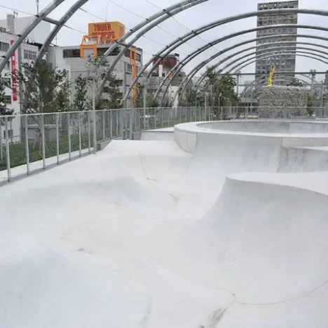 One of The Biggest Skatepark in Tokyo SHINYOKOHAMA SKATEPARK