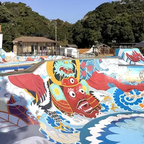 The Only Skatepark With Full Pipe in Japan! MIKI SKATEBOARD PARK